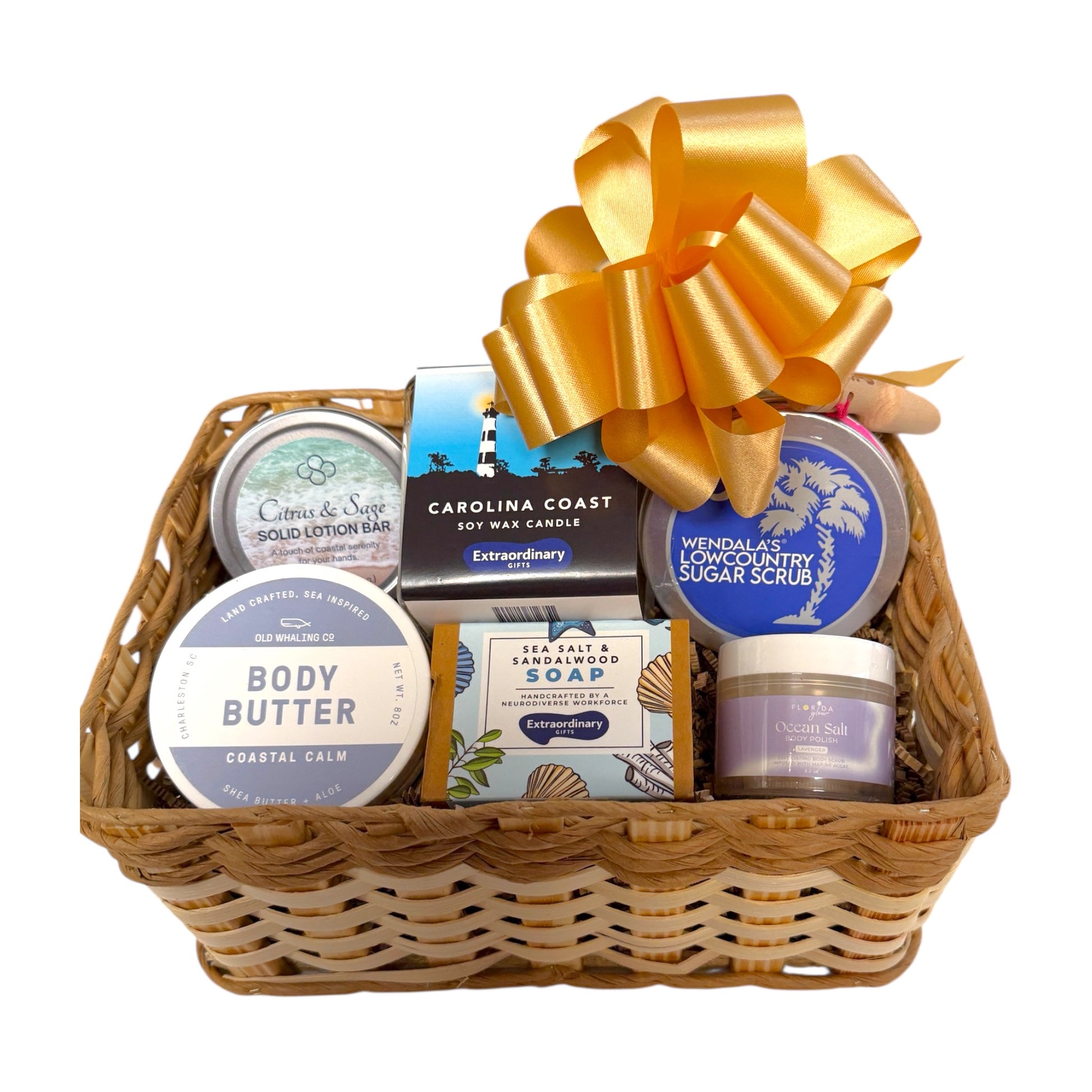 Spa gift basket