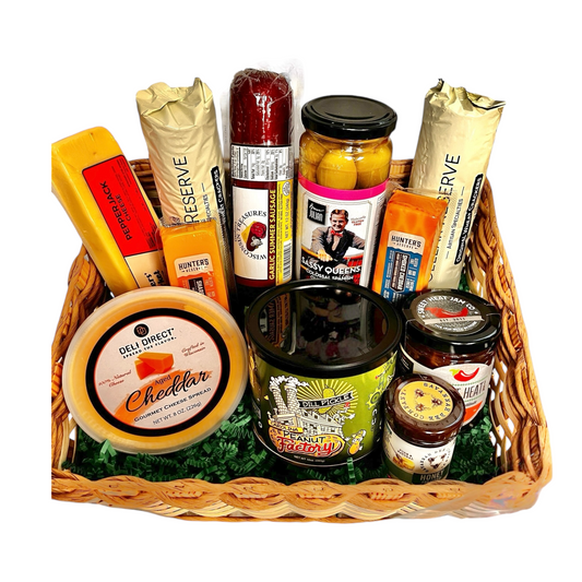 meat and cheese gift basket