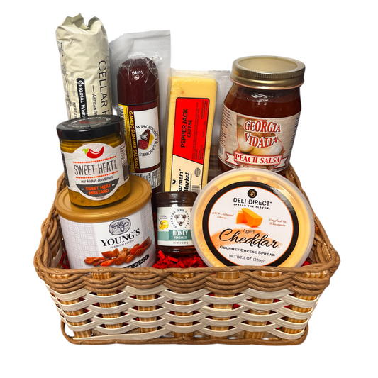 meat and cheese gift basket