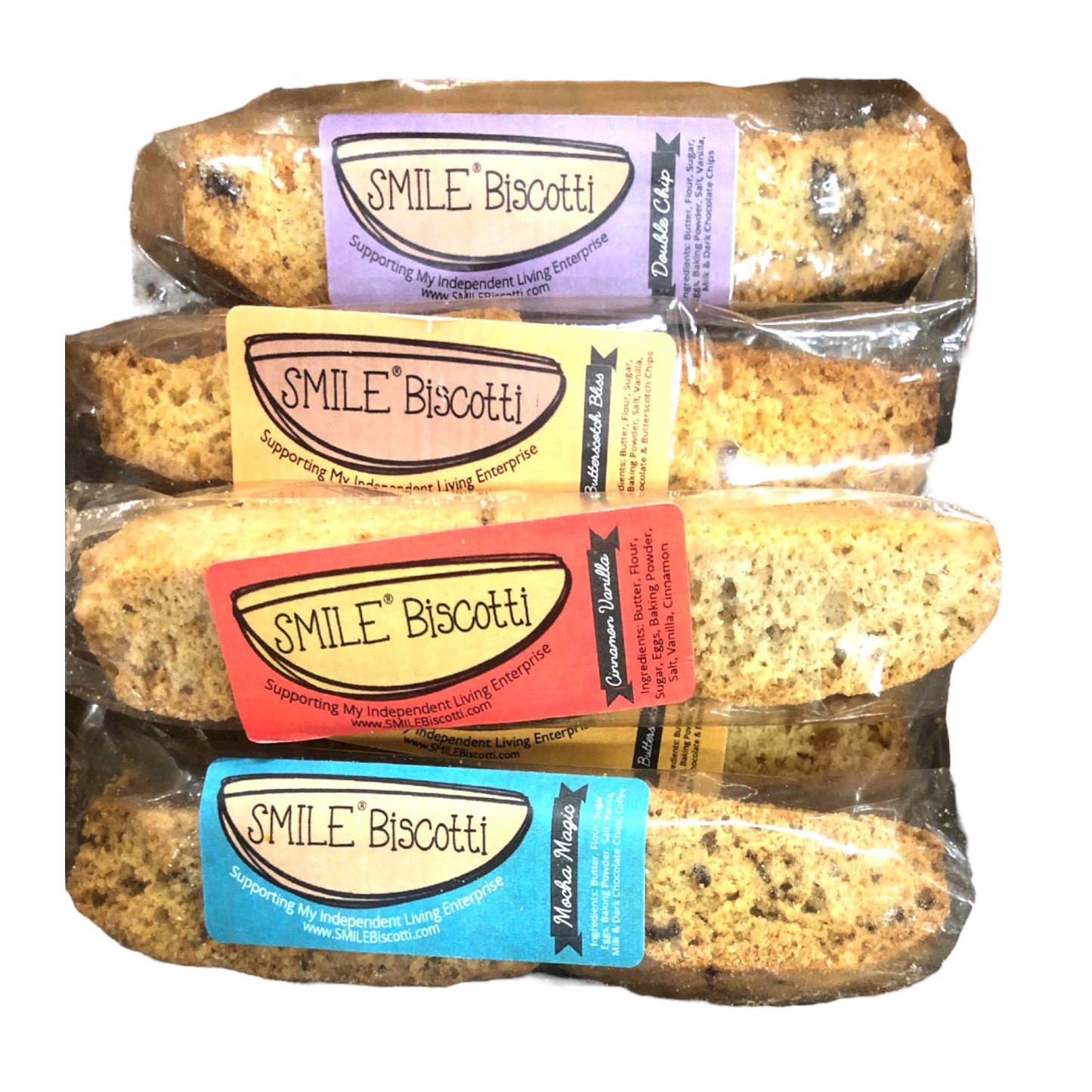 SMILE biscotti