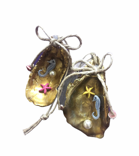 Els for Autism Foundation - Handmade Oyster Shell Ornaments