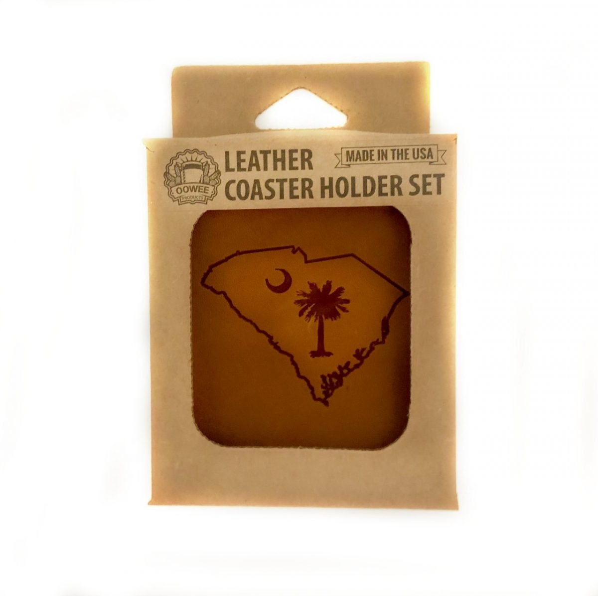 Leather Coaster Set