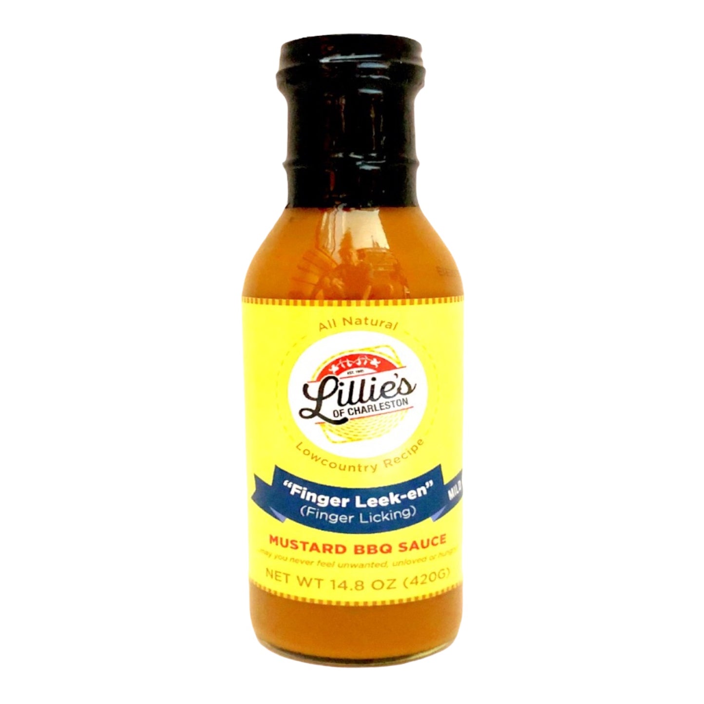 Lillie’s of Charleston - "Finger Leek-en" Mild Mustard BBQ Sauce
