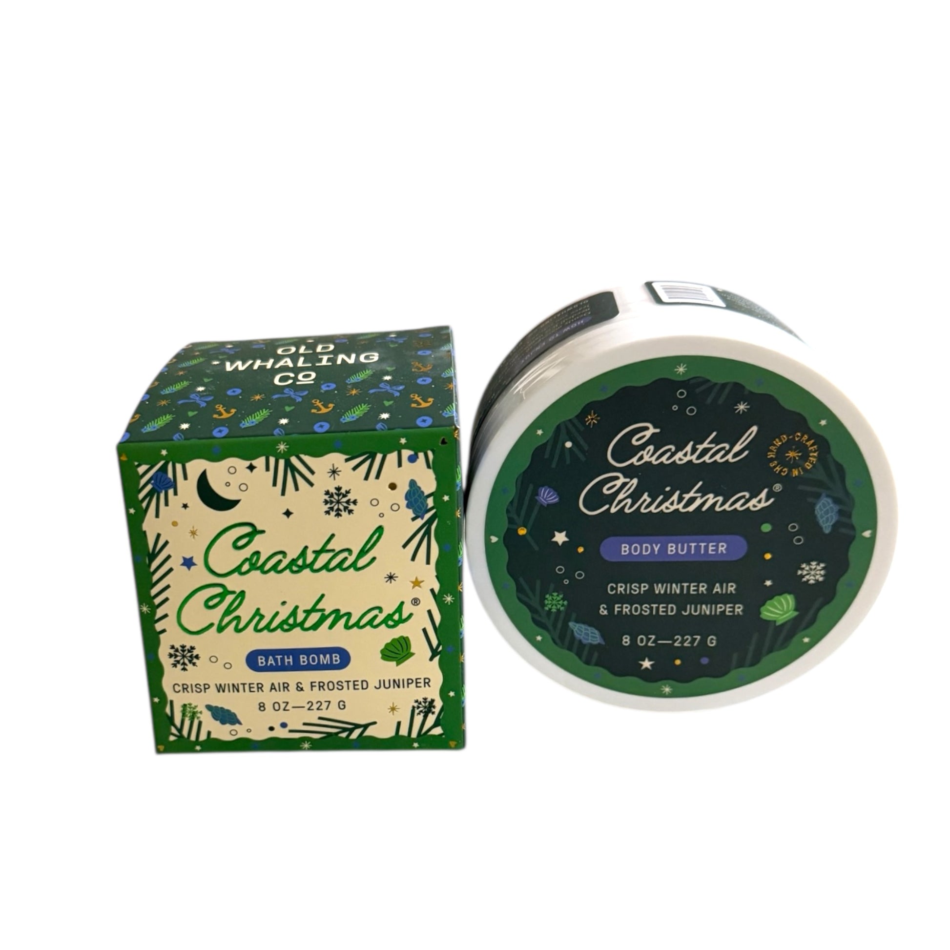 Coastal Christmas bath bomb