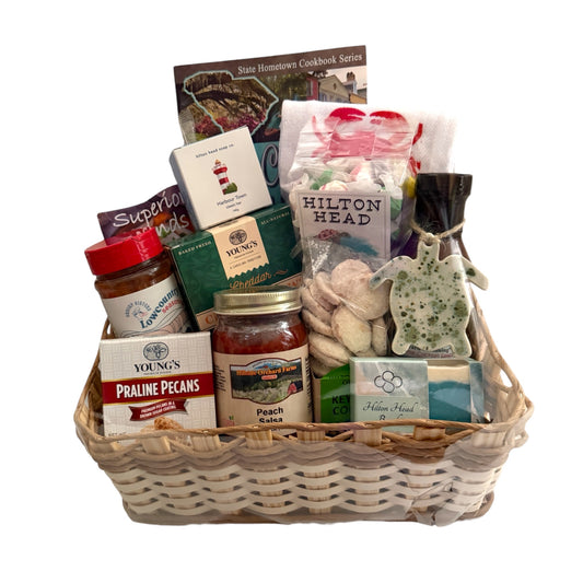 XL Lowcountry Southern Gift Basket filled with gourmet Southern foods and specialty treats