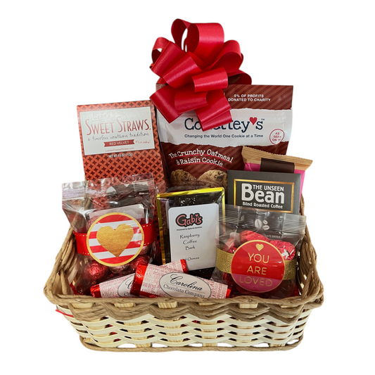 Valentine's Day gift basket