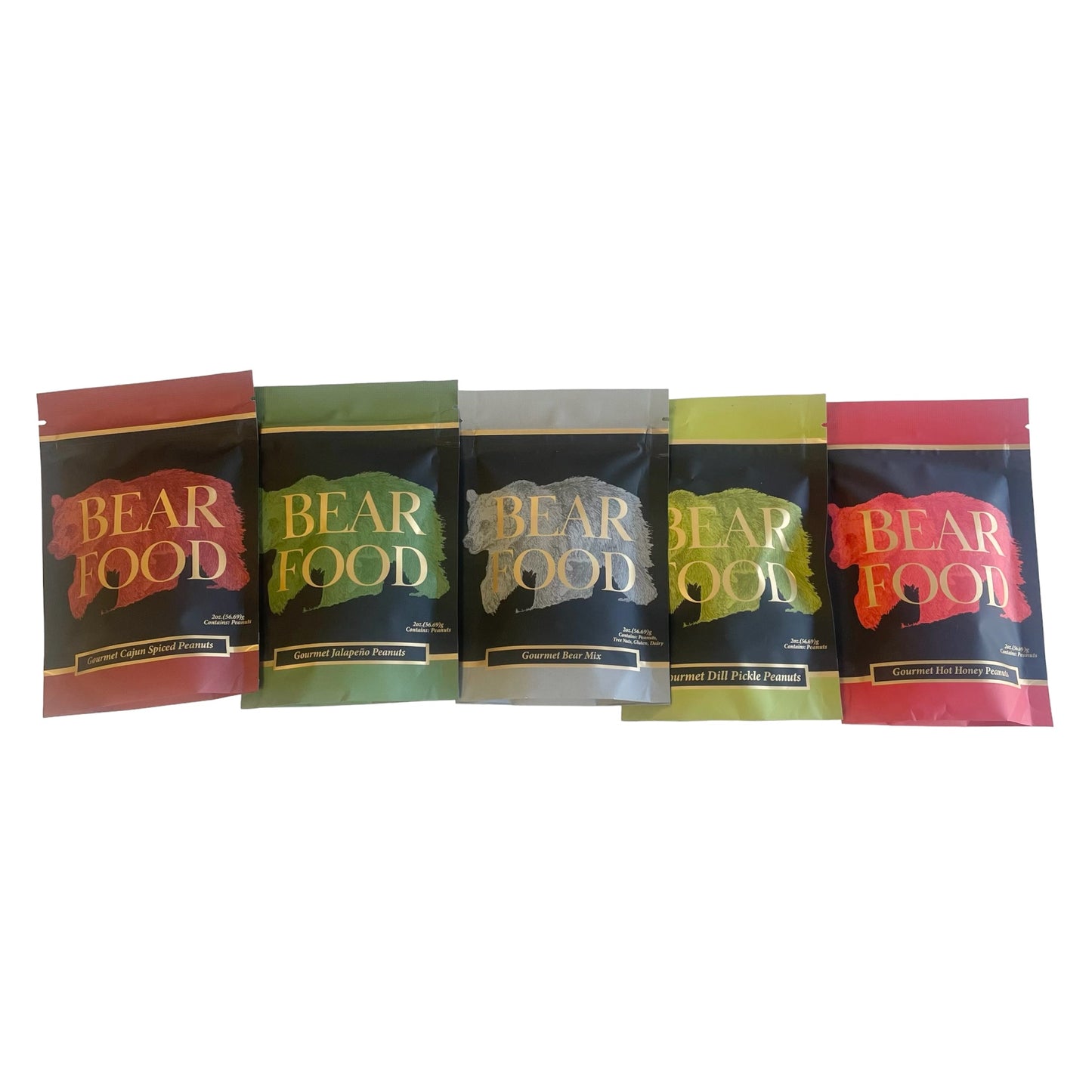 bear food snack pouches