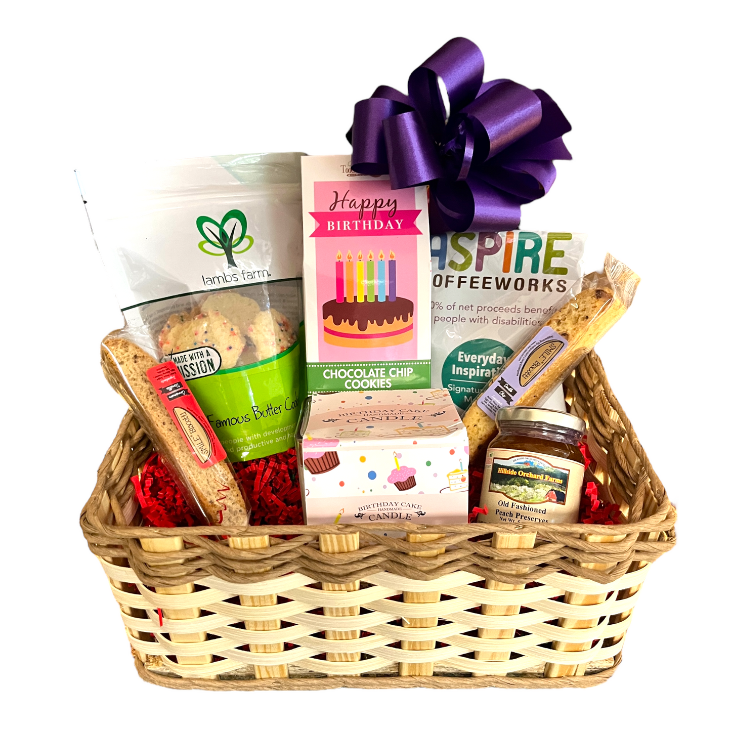 happy birthday gift basket