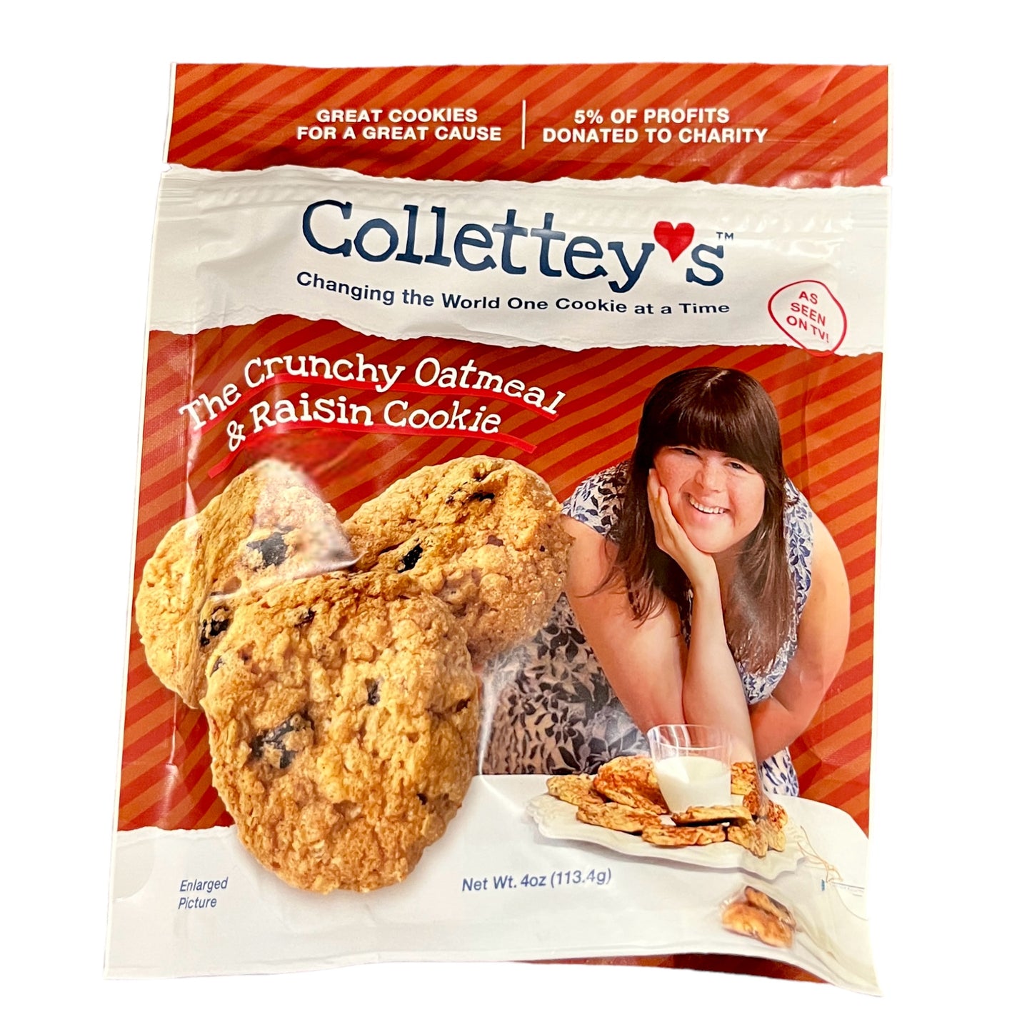 Collettey's crunchy oatmeal raisin cookies