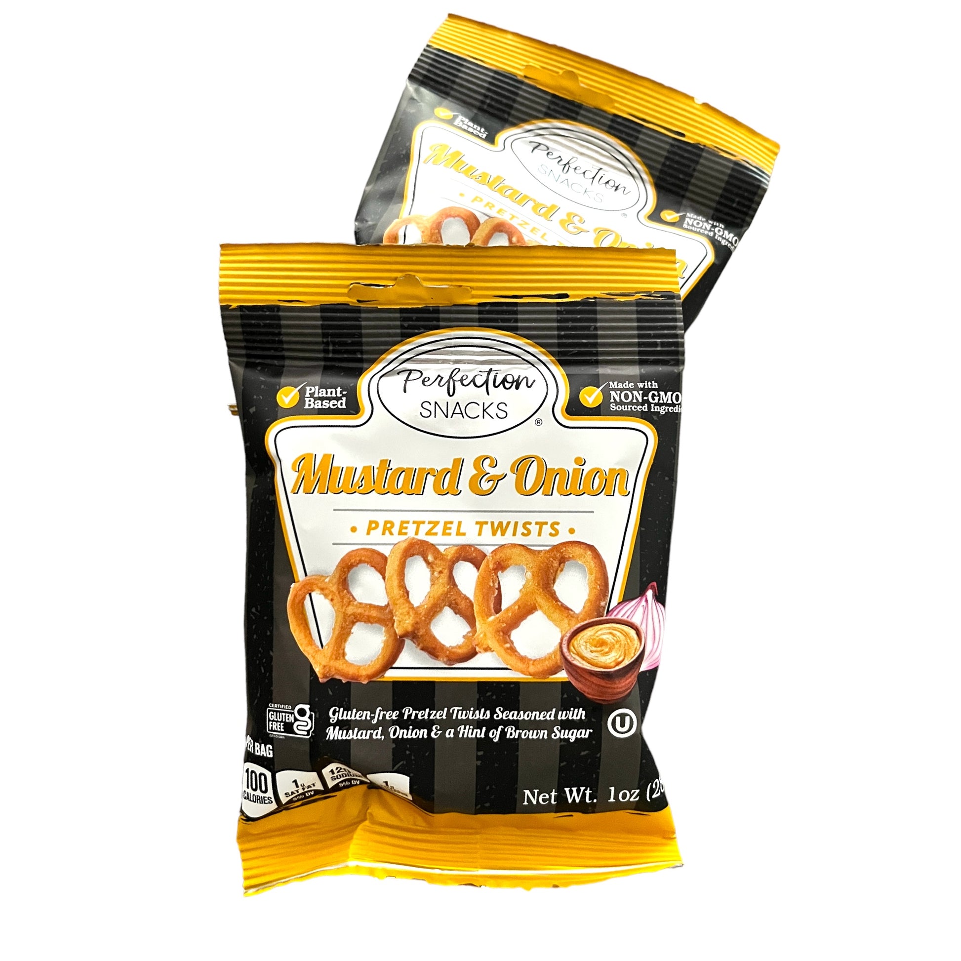 Perfection Snacks Mustard & Onion Pretzels