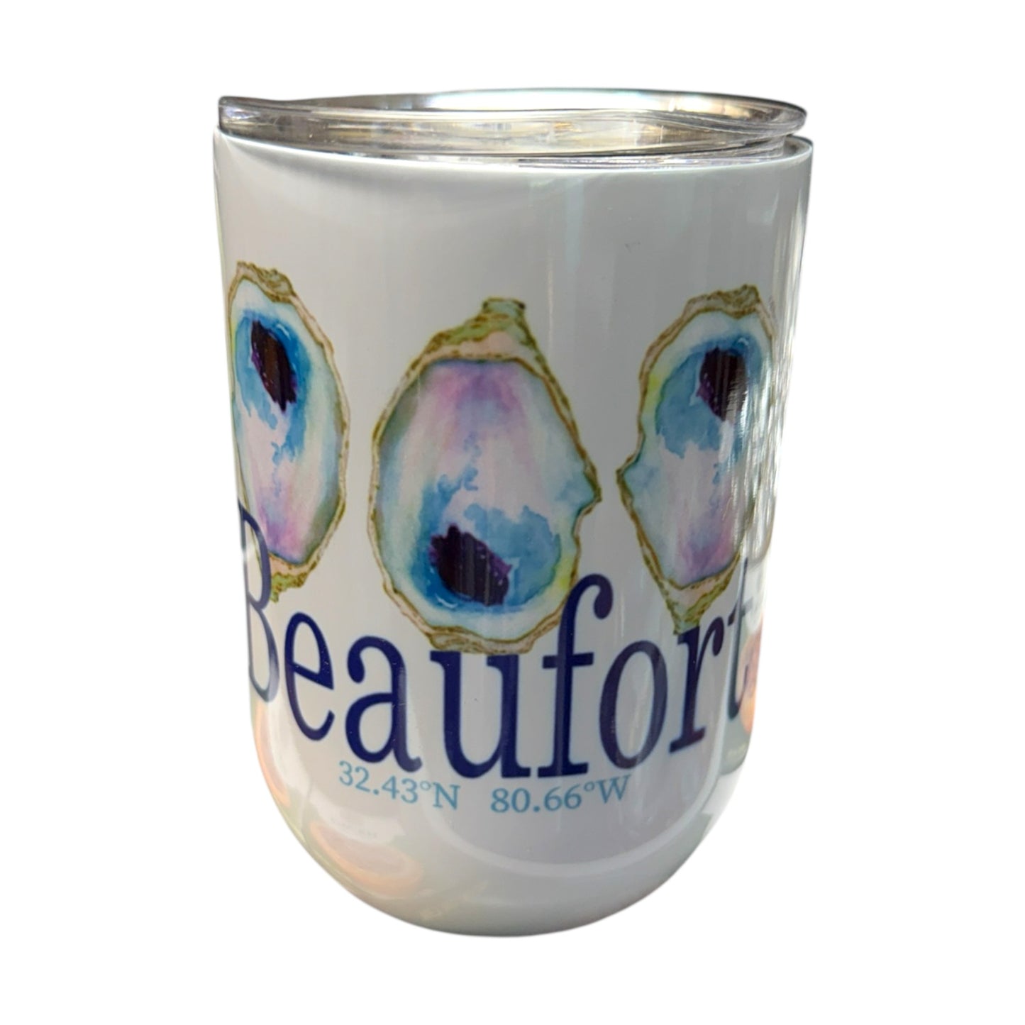 Beaufort SC wine tumbler